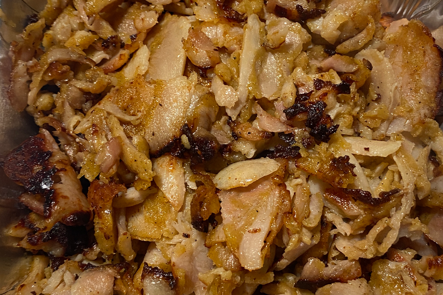 Portion Dönerfleisch